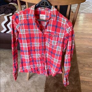 Hollister Plaid Button Down